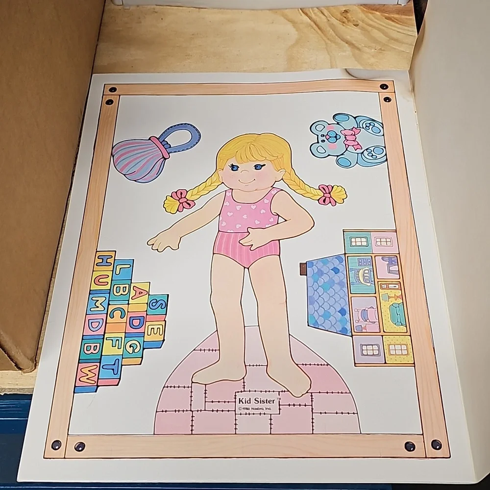 Vintage My Buddy doll paperdolls Golden books - Picture 5 of 16